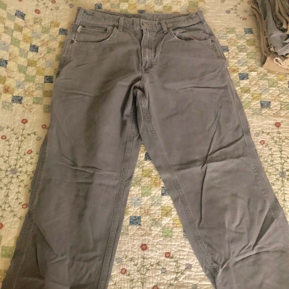 Grey Carhartt work pants